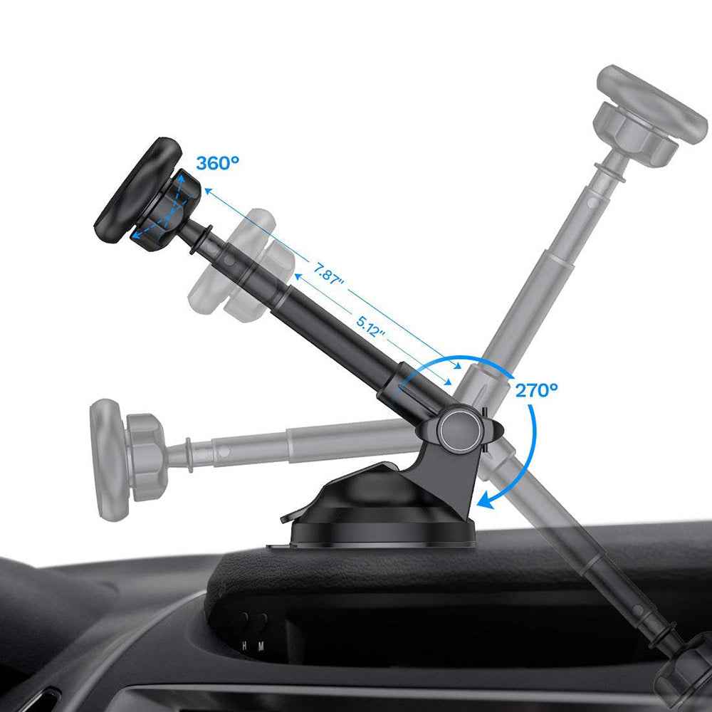Phone Suction Cup Magnetic Adjustable Holder - TELLUR