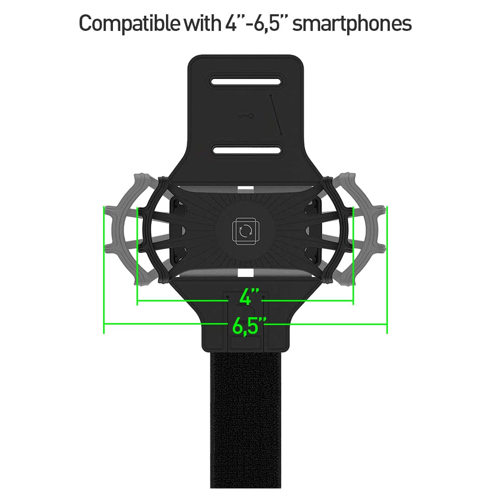 A100 Detachable smartphone armband 4"-6.5" - TELLUR
