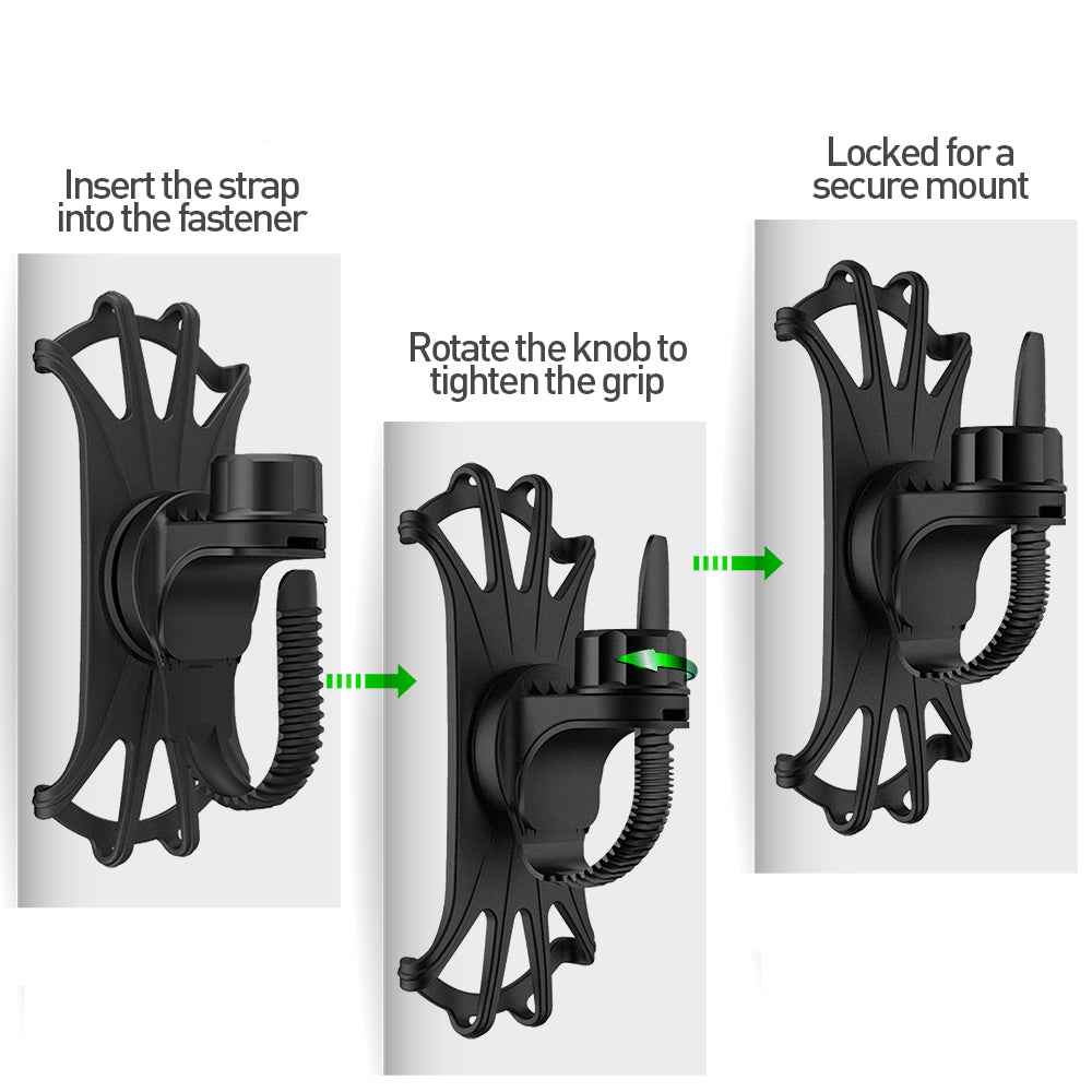 BPH100 bike phone holder 4"-6.5" - TELLUR