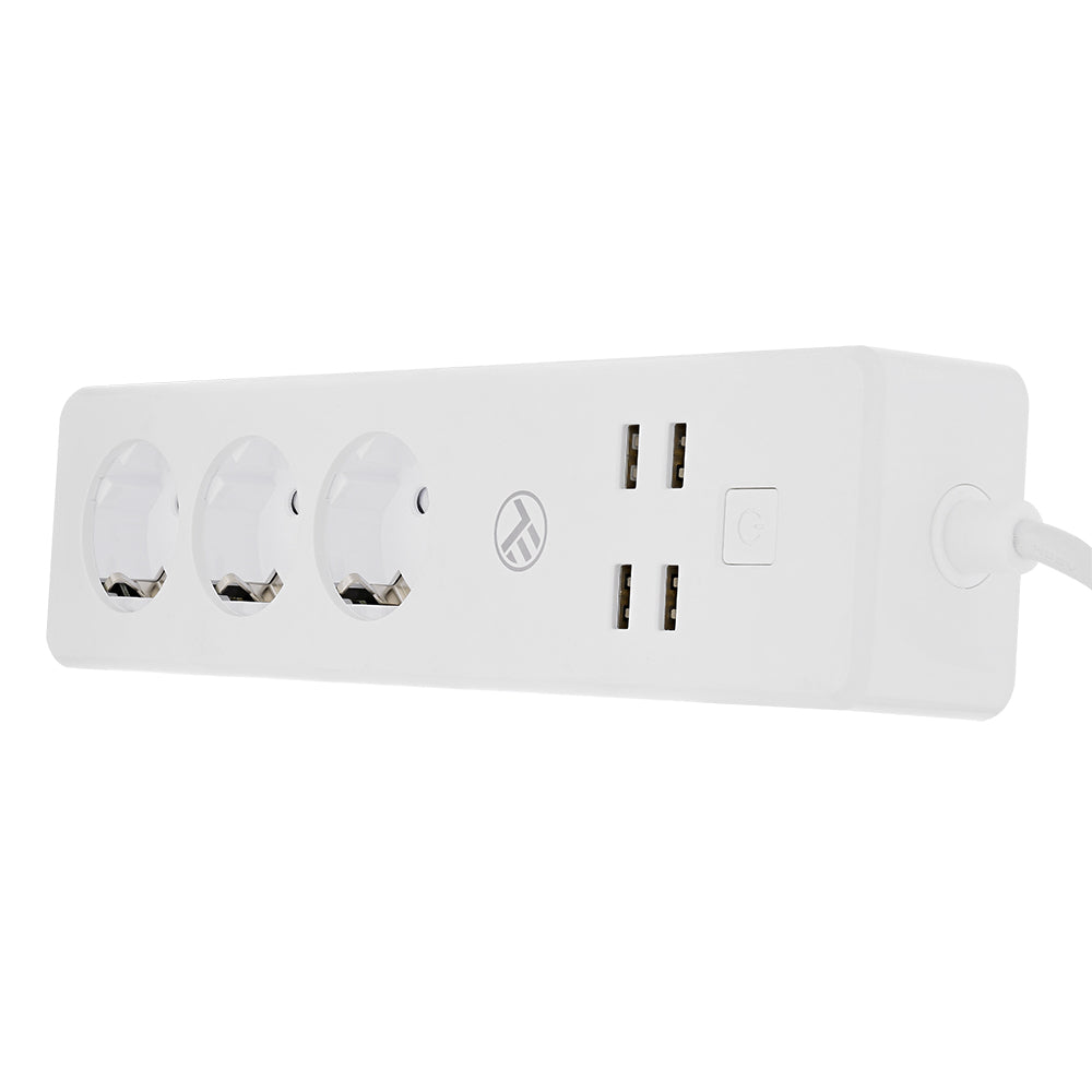 WiFi Power Strip 3 Outlets 4 USB 2200W 10A - TELLUR