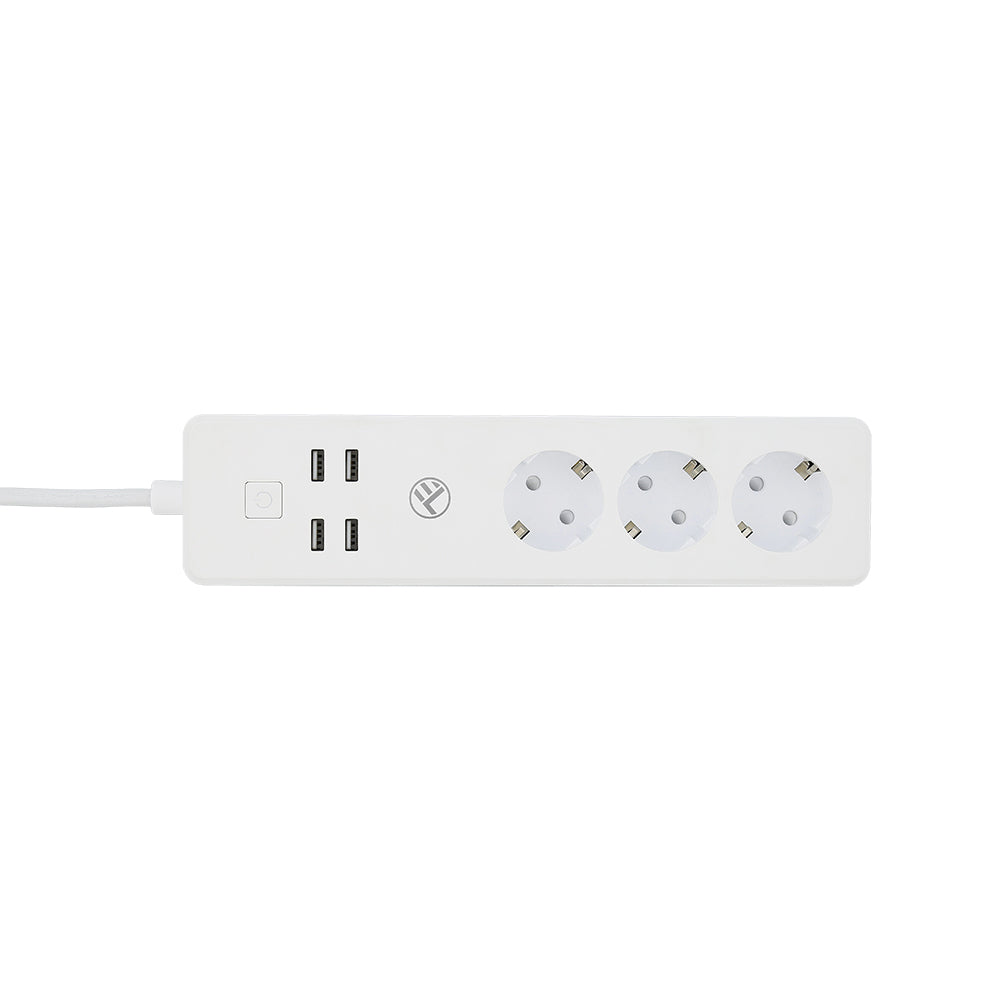 WiFi Power Strip 3 Outlets 4 USB 2200W 10A - TELLUR