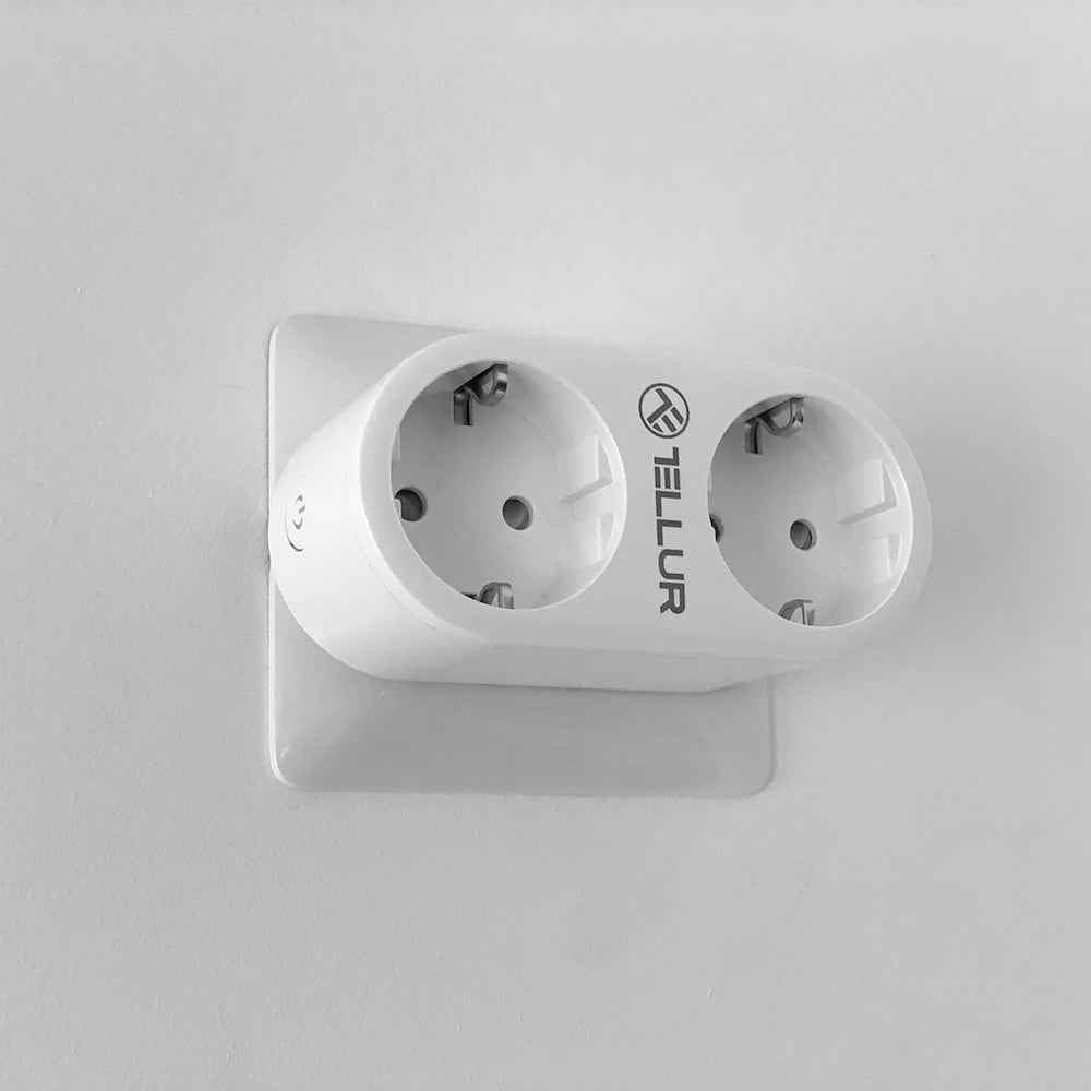WiFi Smart AC socket, 2 ports, 16A - TELLUR