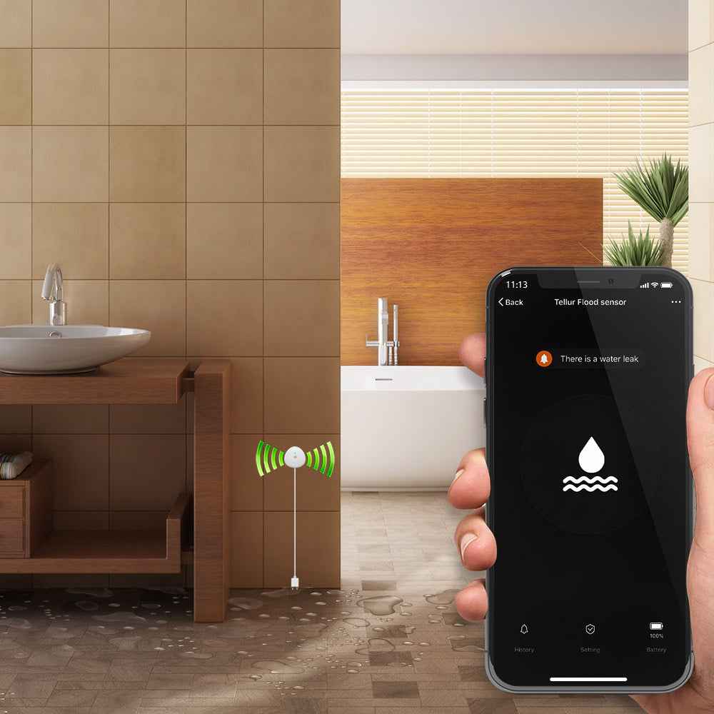 WiFi Smart Flood Sensor - TELLUR