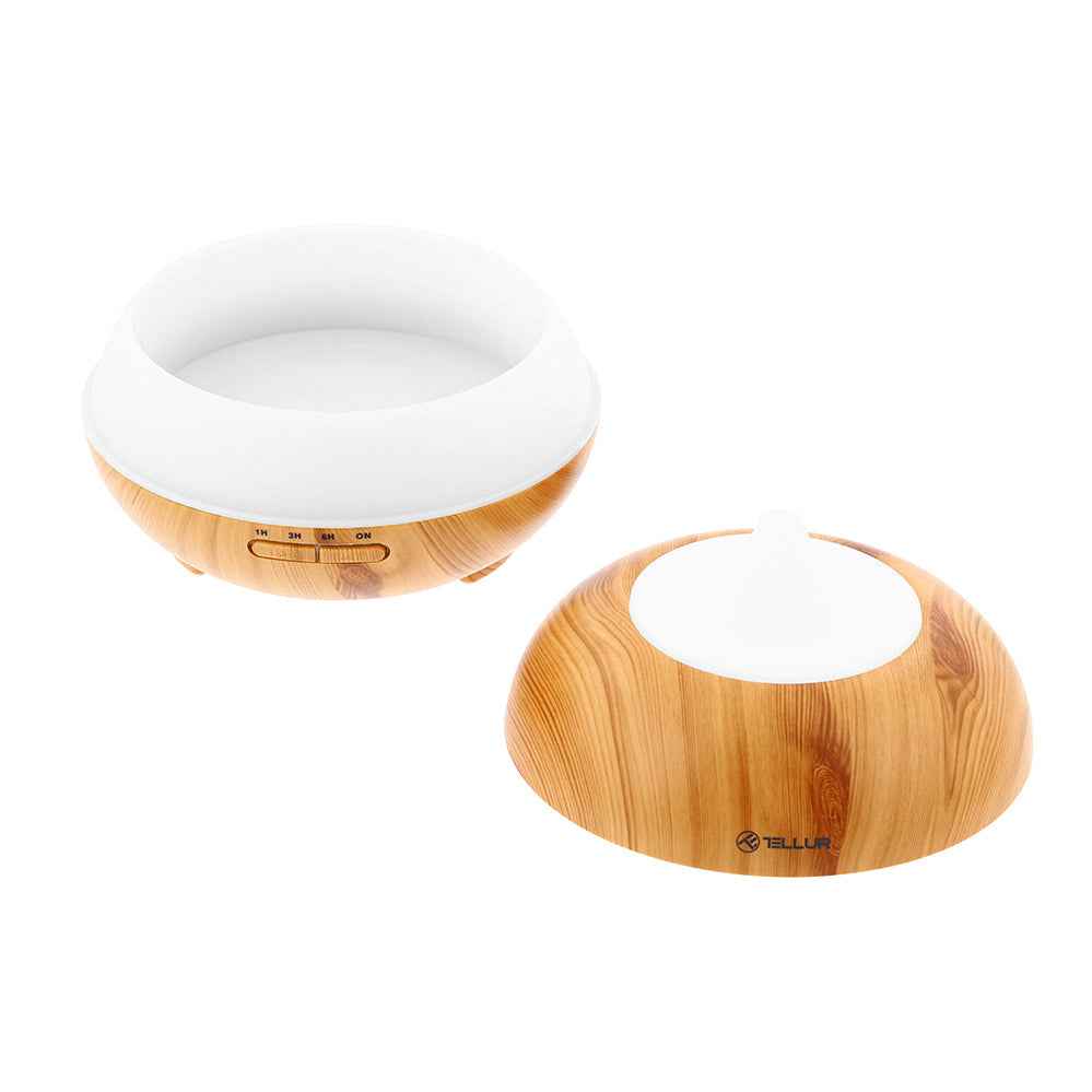 WiFi Smart Aroma Diffuser, 300ml, LED, Brown - TELLUR