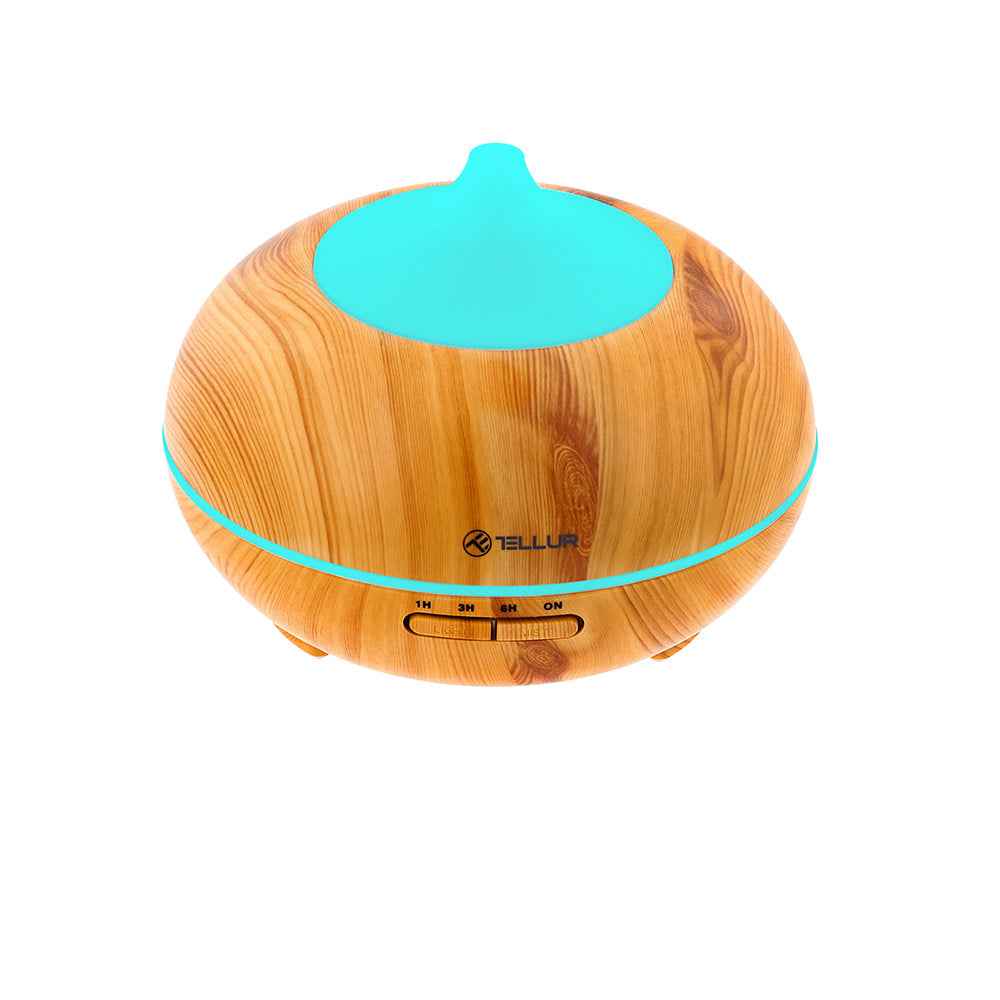 WiFi Smart Aroma Diffuser, 300ml, LED, Brown - TELLUR