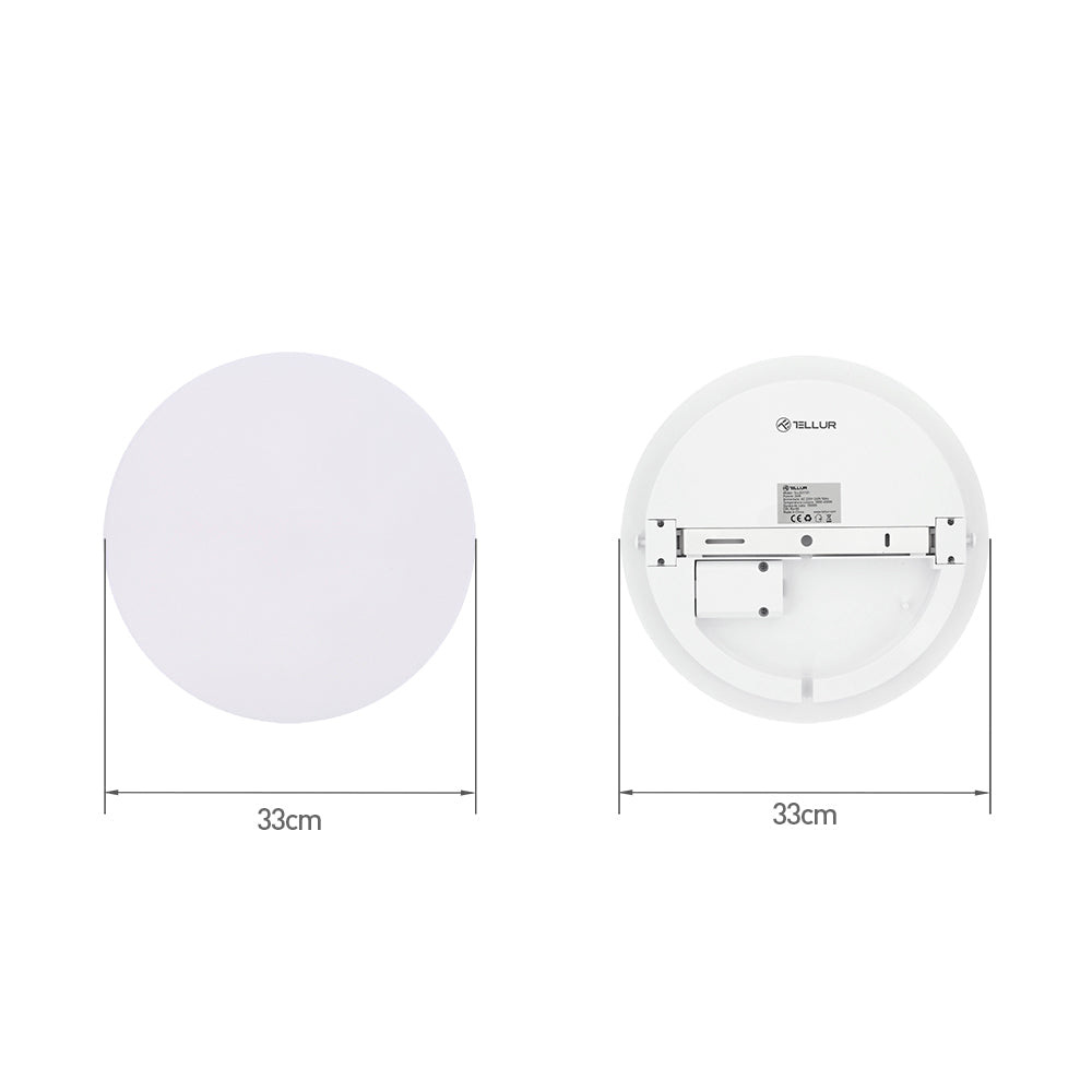 WiFi LED Ceiling Light, 24W, Round - TELLUR