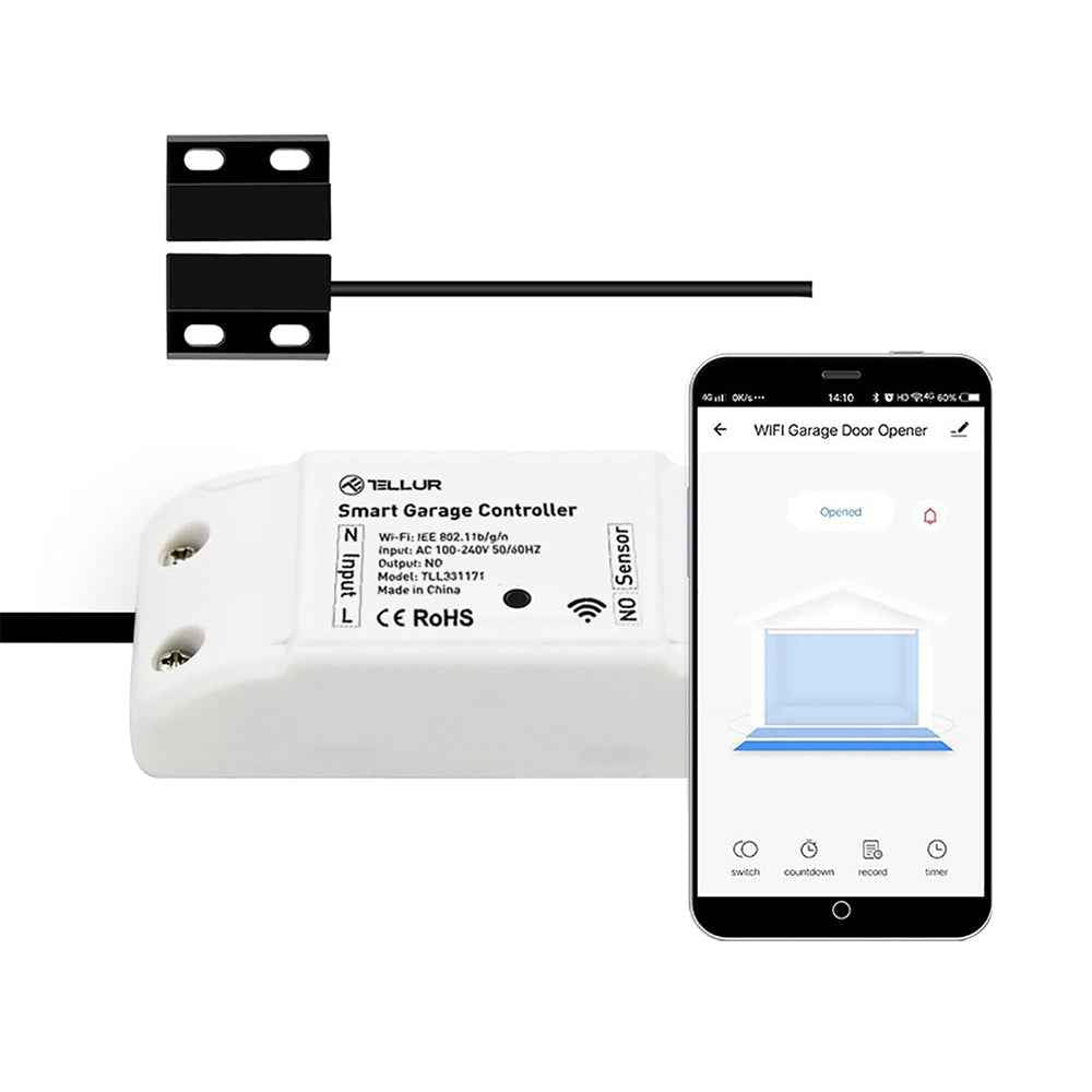 WiFi Garage Door control Kit - TELLUR