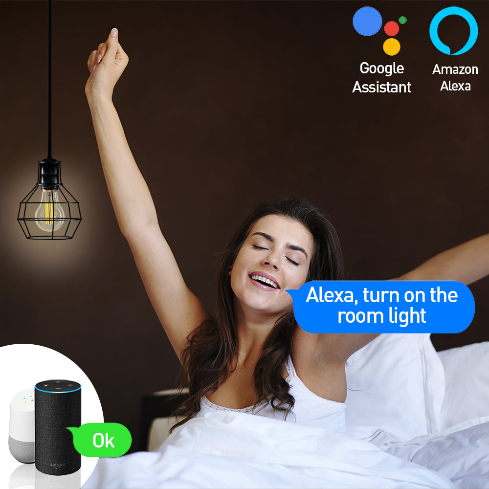 WiFi Smart Filament Bulb E27, 6W, clear - TELLUR