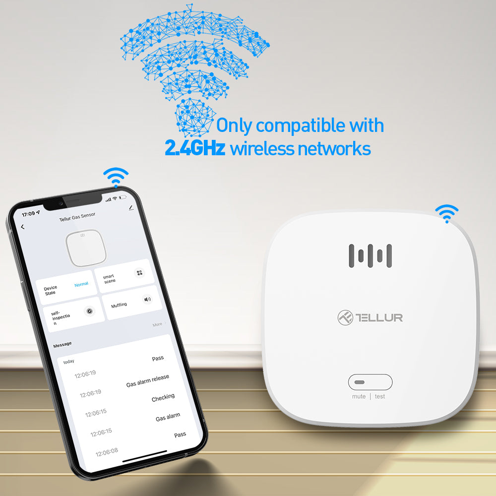WiFi Smoke Sensor - TELLUR