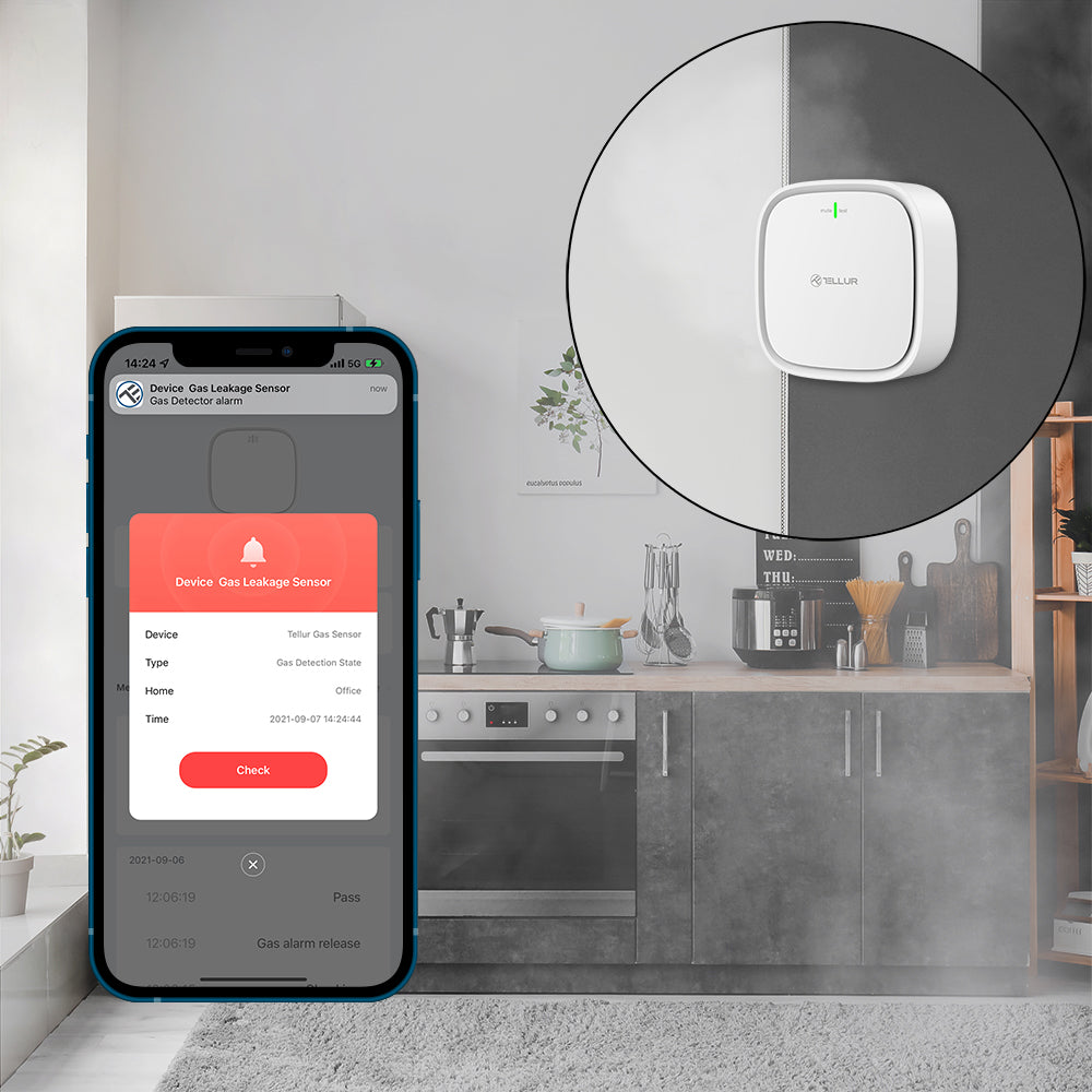 WiFi Smoke Sensor - TELLUR