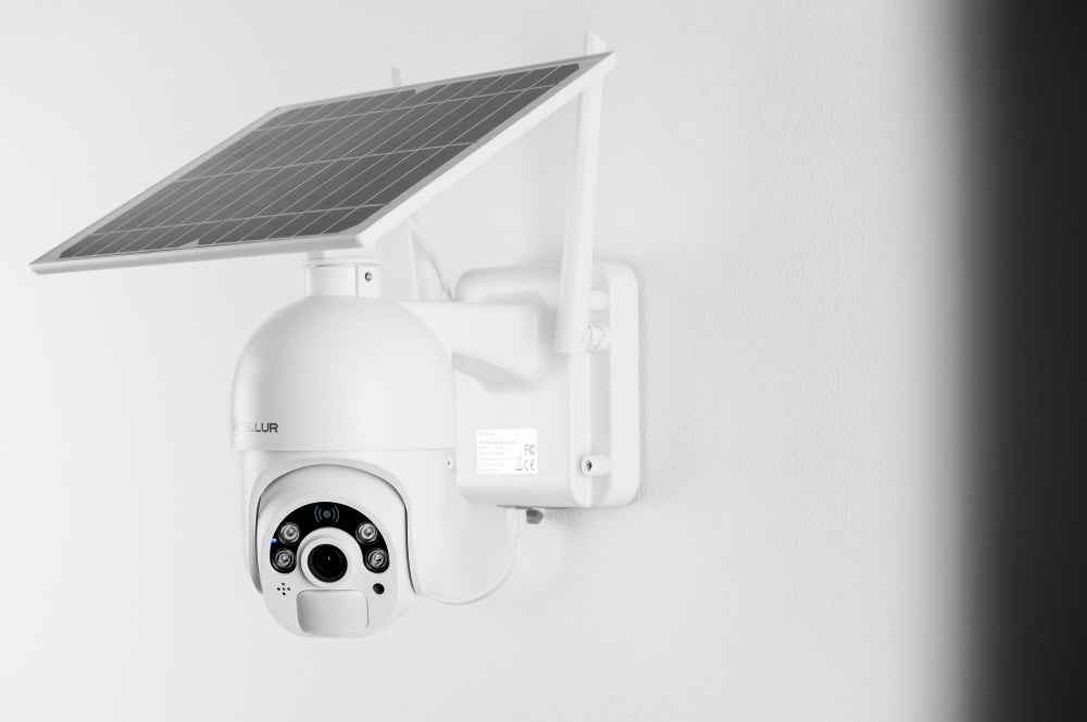 WiFi Solar Camera, P&T, FullHD 1080P, PIR, White - TELLUR