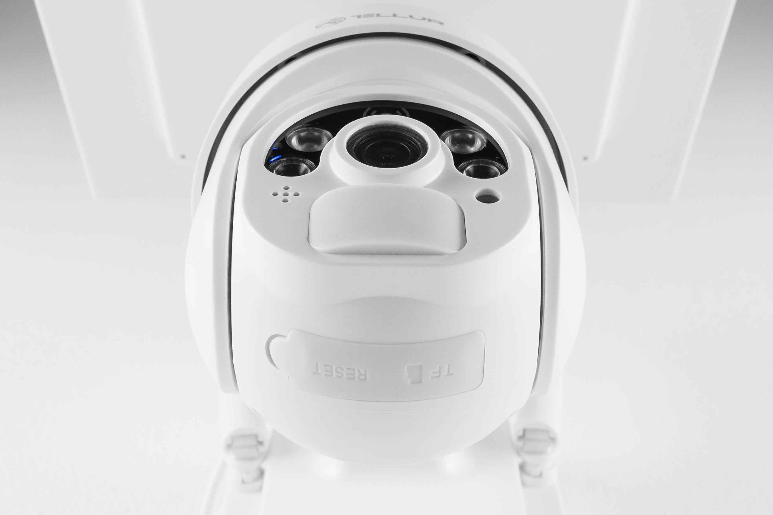 WiFi Solar Camera, P&T, FullHD 1080P, PIR, White - TELLUR