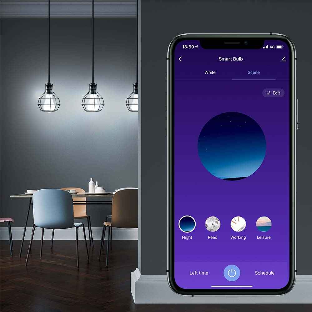 WiFi Bulb E27 10W White dimmable - TELLUR