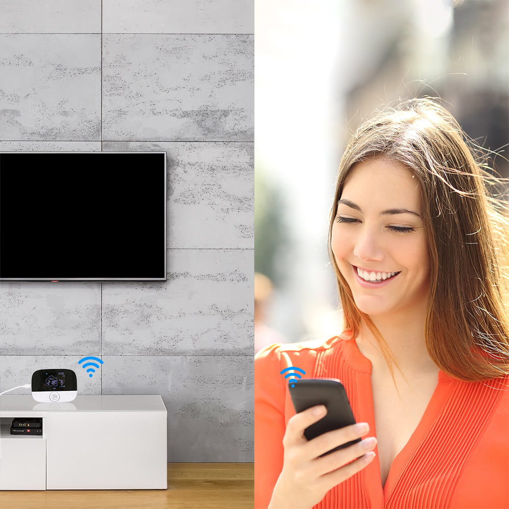 Smart WiFi Ambient Thermostat, TSH02 - TELLUR