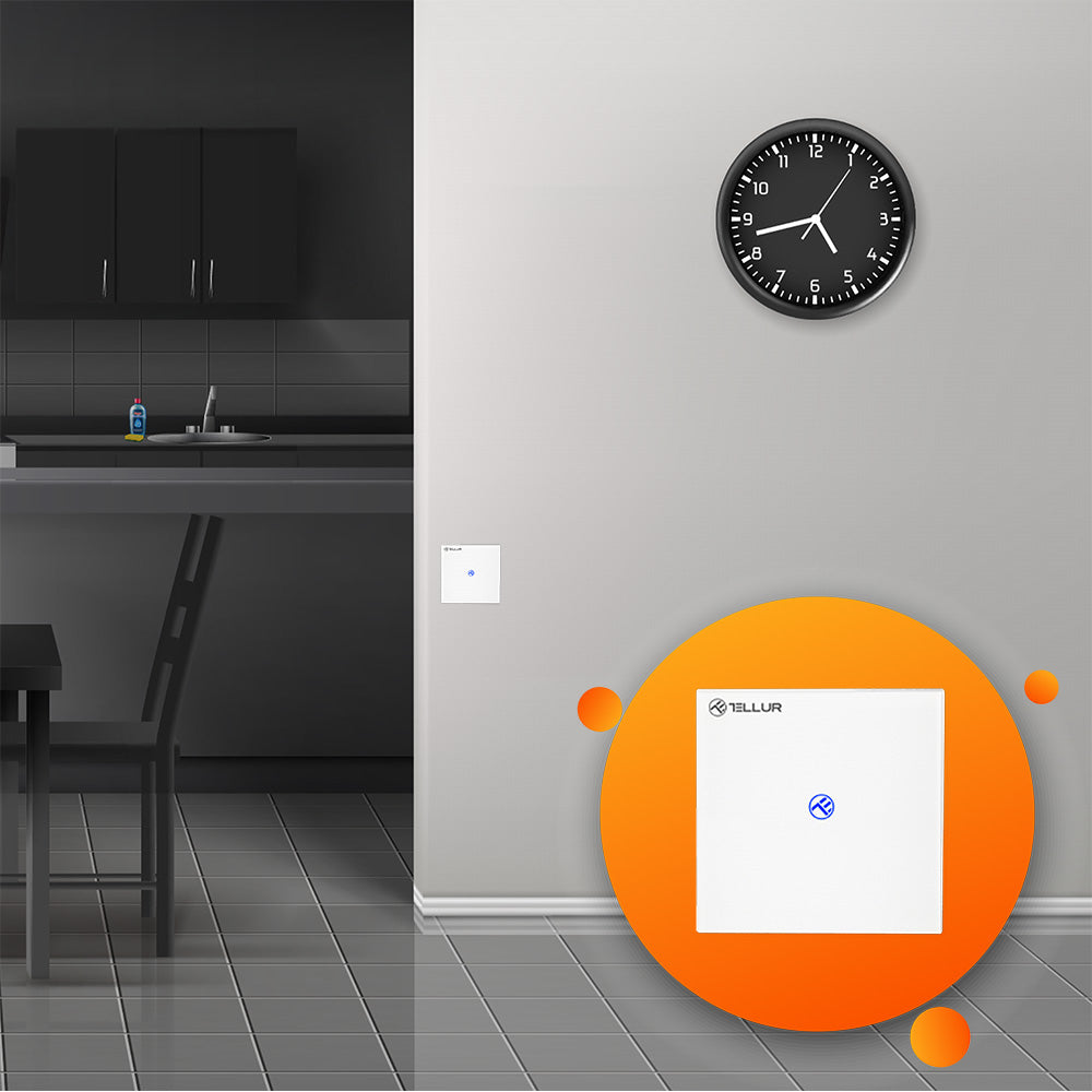 Smart WiFi switch, SS1N, 1 port, 1800W - TELLUR