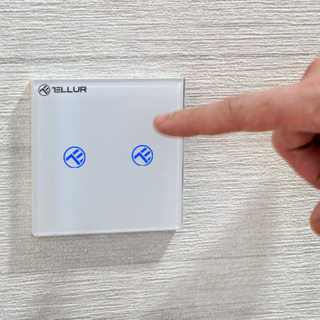 Smart WiFi switch, SS2N, 2 ports, 1800W - TELLUR
