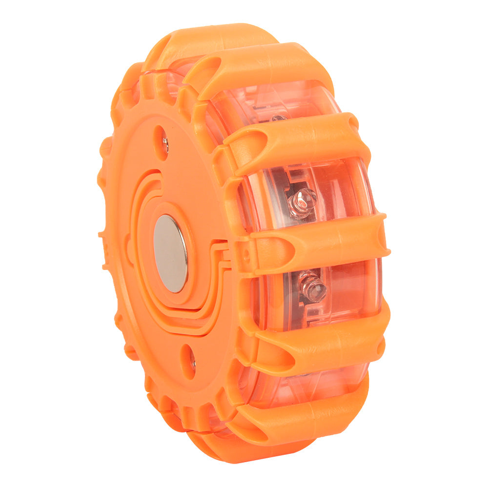 LED emergency signal and flashlight, 3 x AAA, magnetic, orange - TELLUR