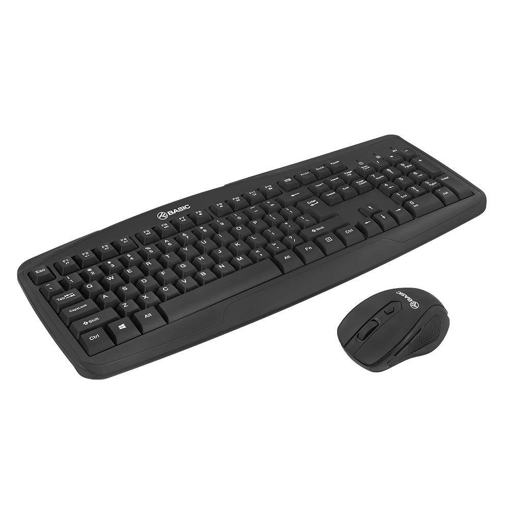Wireless Keyboard and Mouse Kit, US, USB - TELLUR