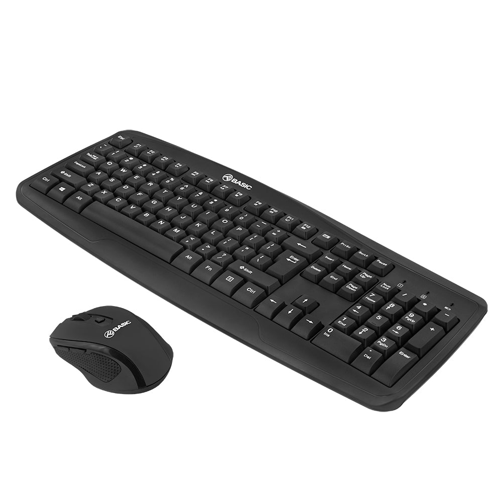 Wireless Keyboard and Mouse Kit, US, USB - TELLUR