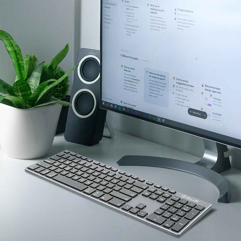 Shade Wireless Slim Keyboard - TELLUR
