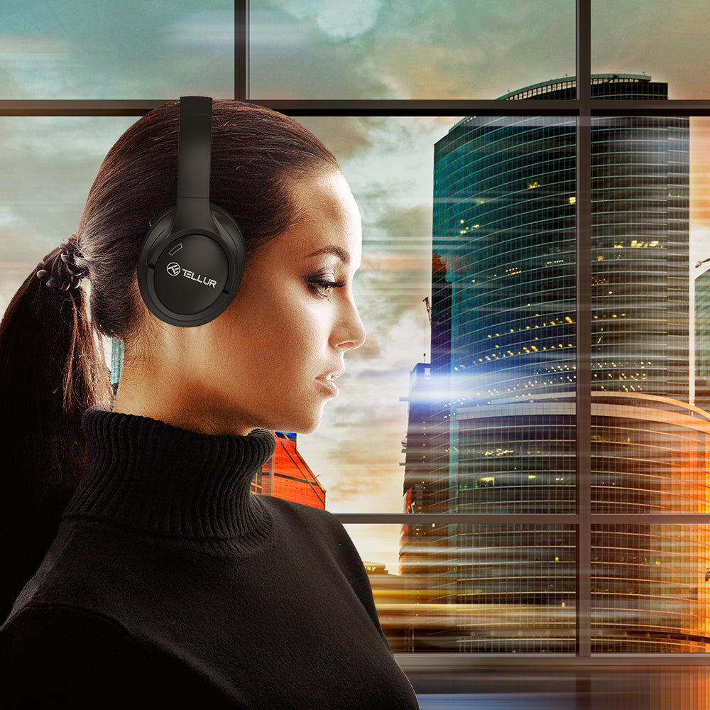 Vibe Bluetooth Over-Ear Headphones - TELLUR