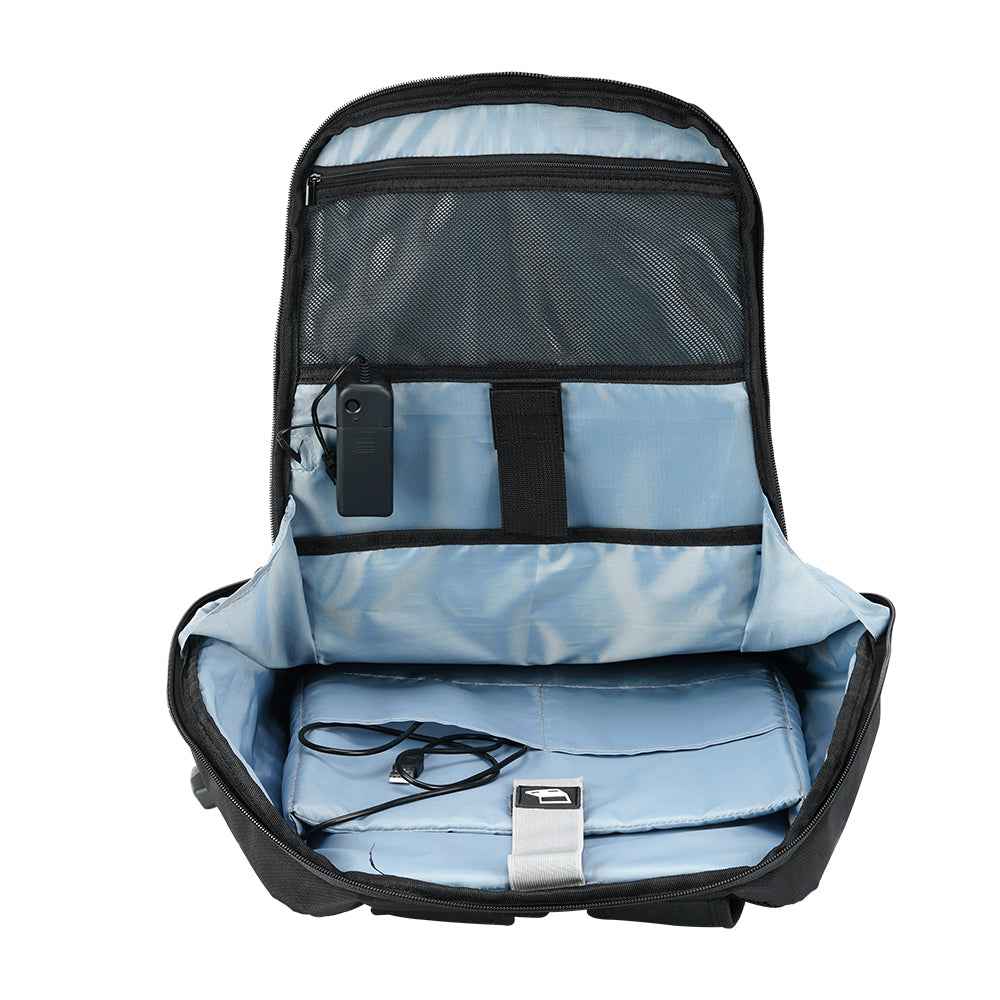 GlowPack 15.6 Notebook Backpack, illuminated strip, USB port - TELLUR