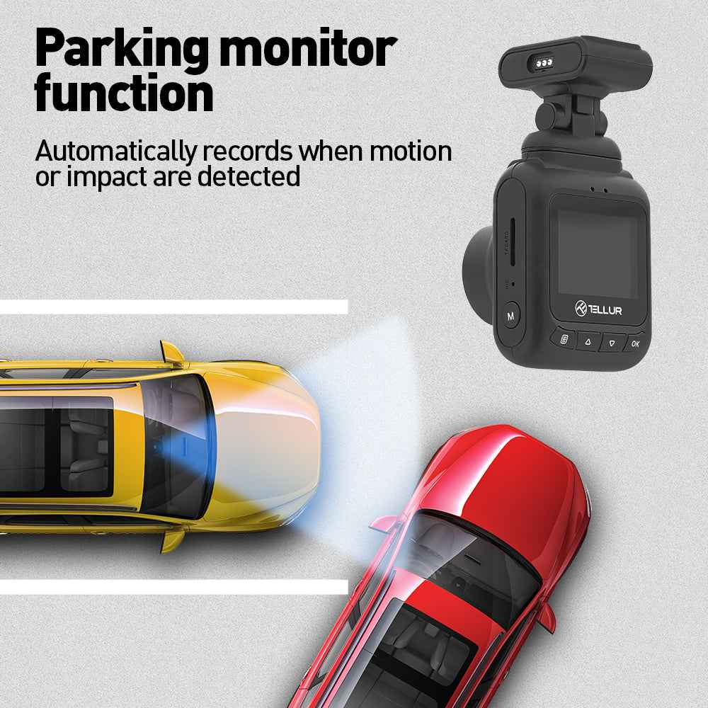 Dash Patrol DC1 Dash Cam, FullHD 1080P - TELLUR