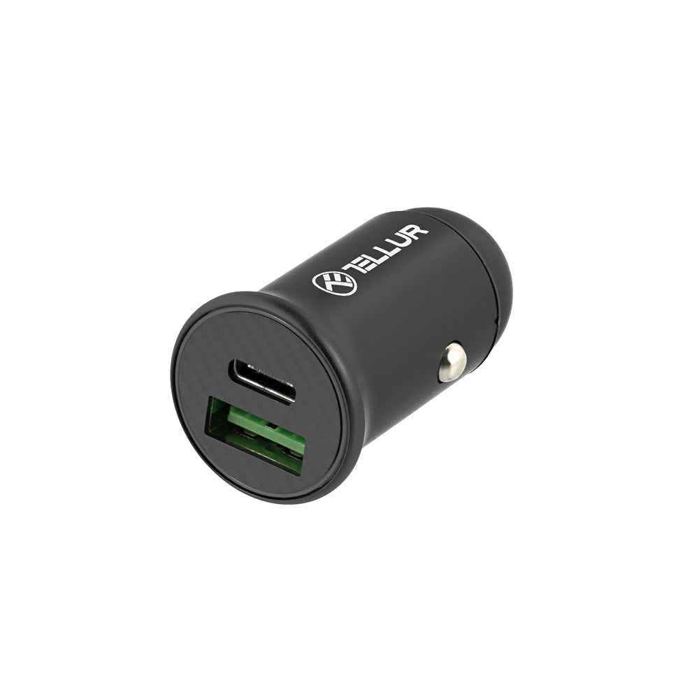 Car charger PD, QC, 60W max, FCC7 - TELLUR