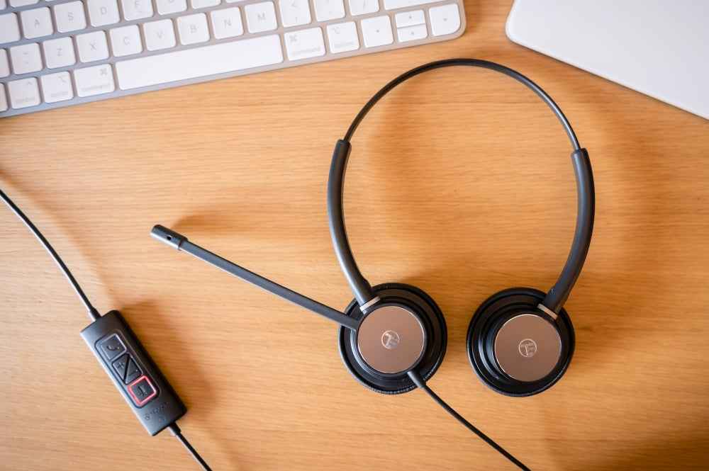 Wired headset Voice 320, Binaural, USB - TELLUR