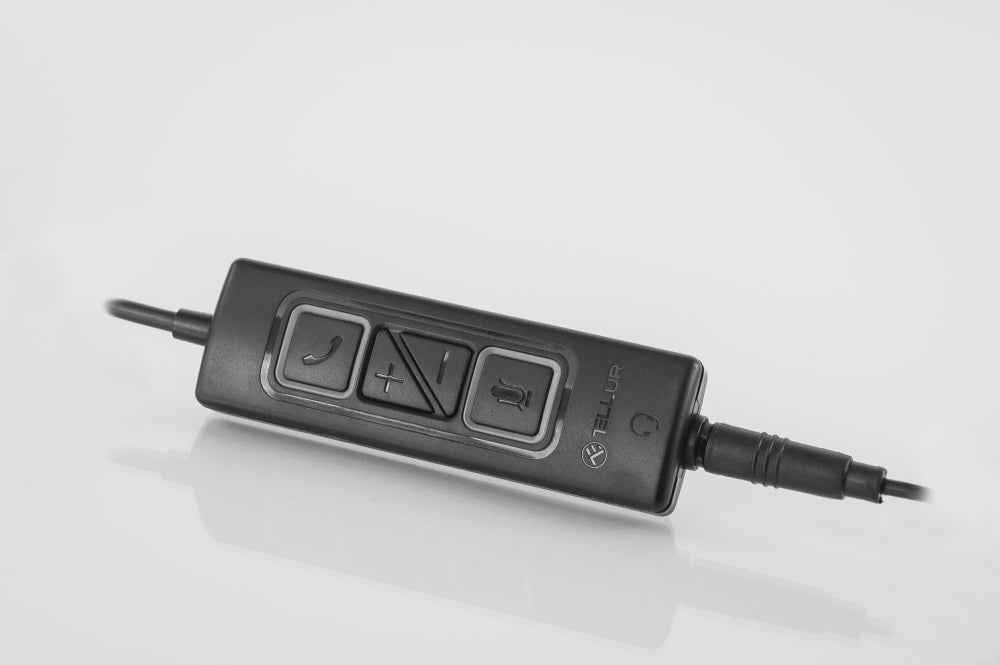 Wired headset Voice 420, Binaural, USB jack 3.5mm - TELLUR