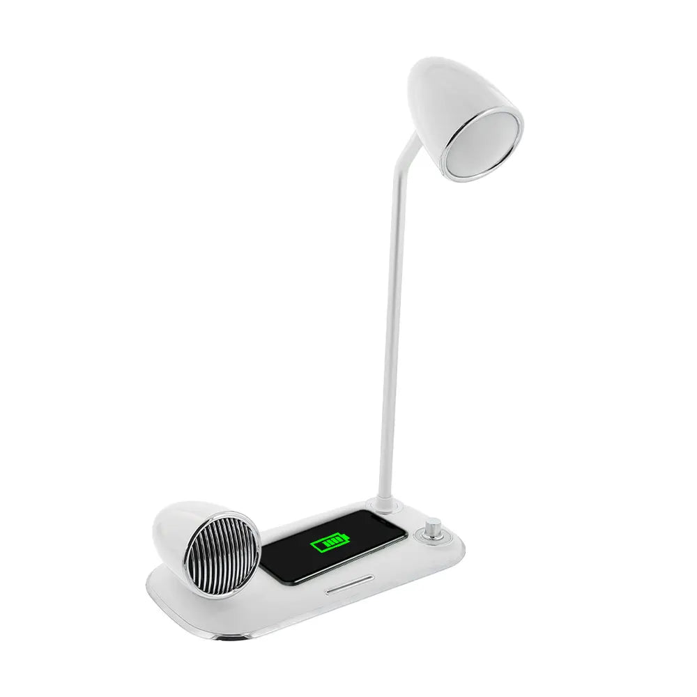 Nostalgia bezvadu galda lādētājs 15 W, Bluetooth skaļrunis 5 W, galda lampa