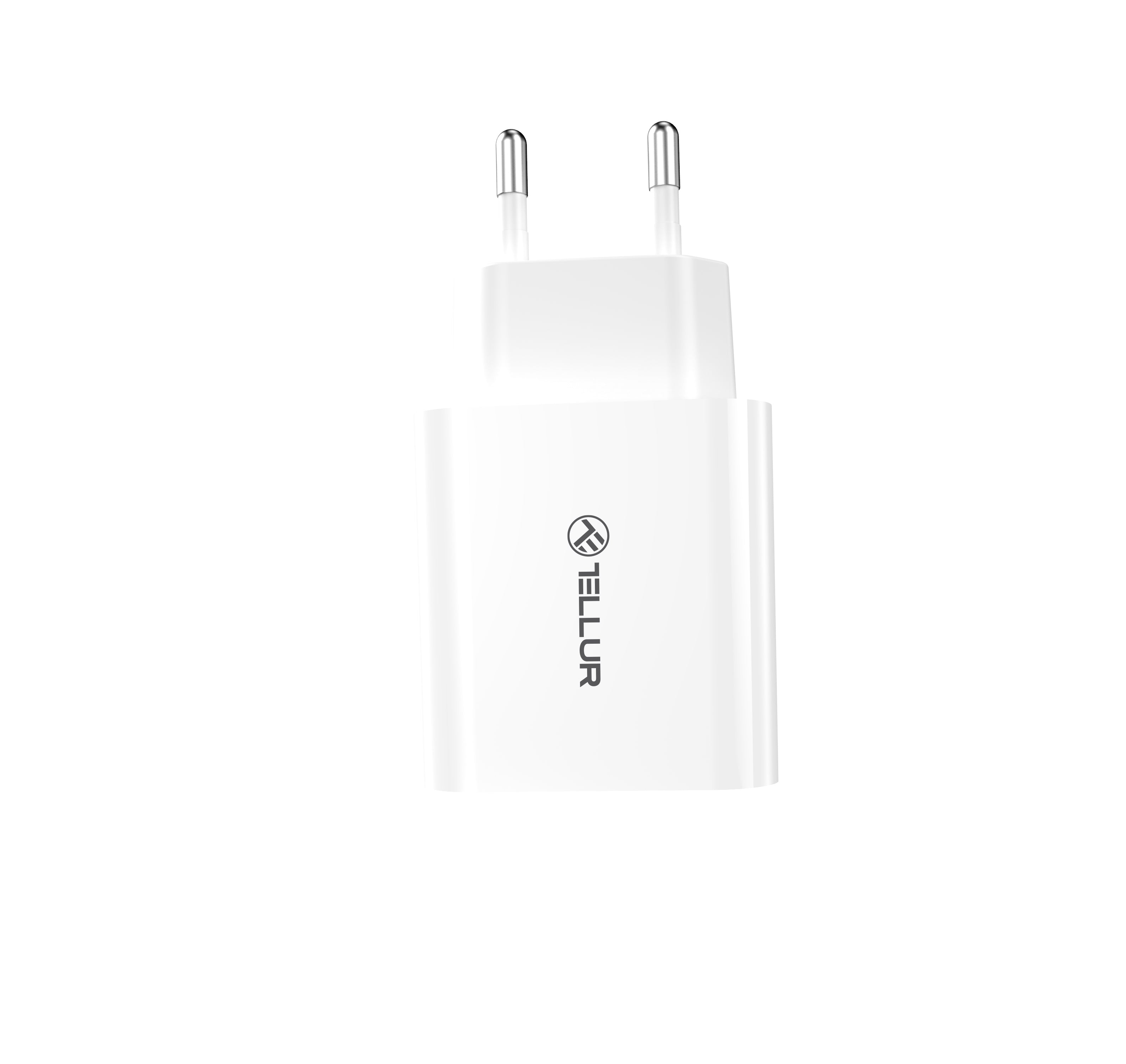 USB-A Wall charger 18W with QC3.0, white - TELLUR