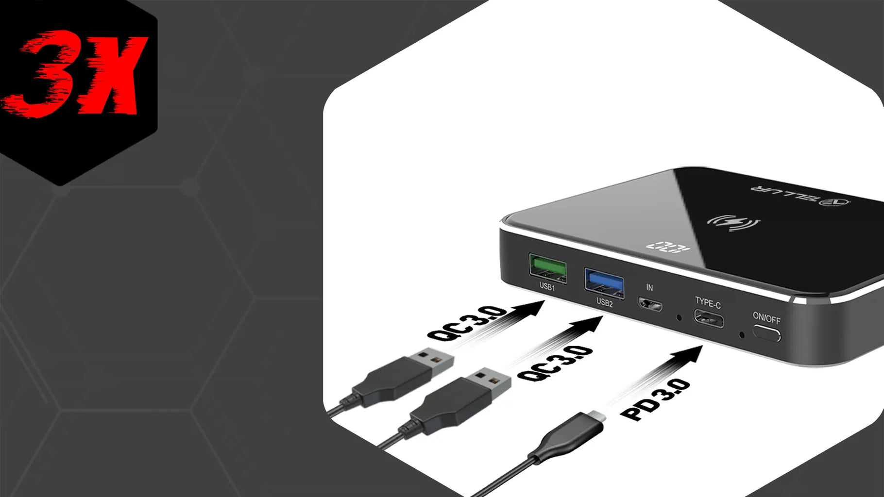 Graphene shop power bank