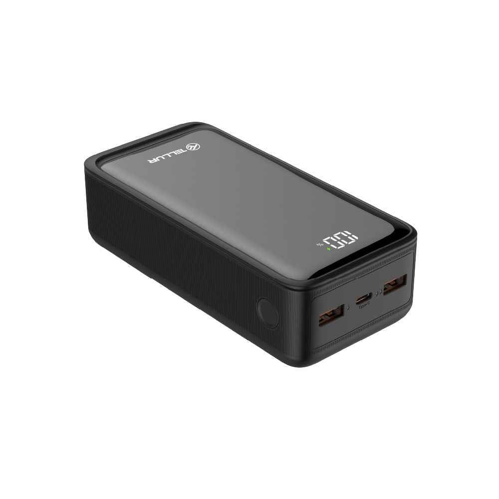 Boost Pro PD303 30000mAh power bank 2xQC3.0 22.5W + PD 20W, LCD display, black