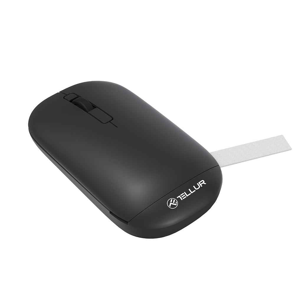 Gripper Wireless Mouse, 2.4GHz, Bluetooth, Black