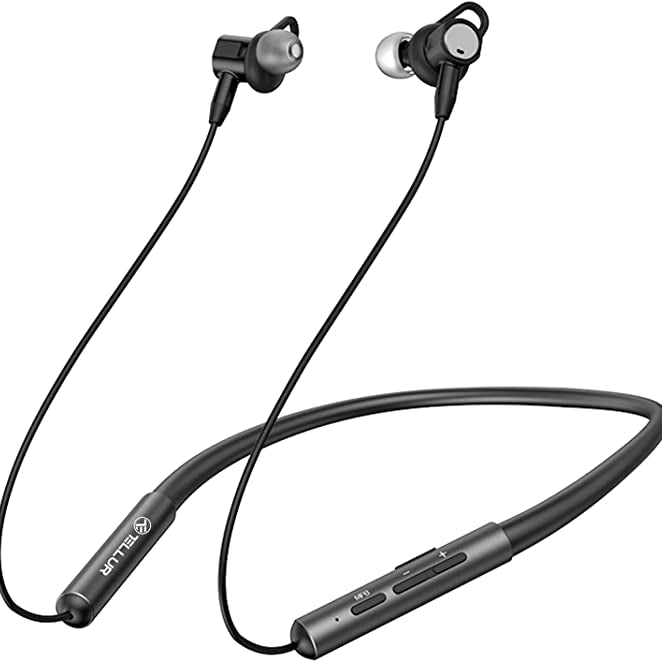 TELLUR Auriculares Bluetooth VOX 60, auricular manos libres, BT v5.2,  multipunto dos dispositivos conectados simultáneos, gancho de 360° para  oreja
