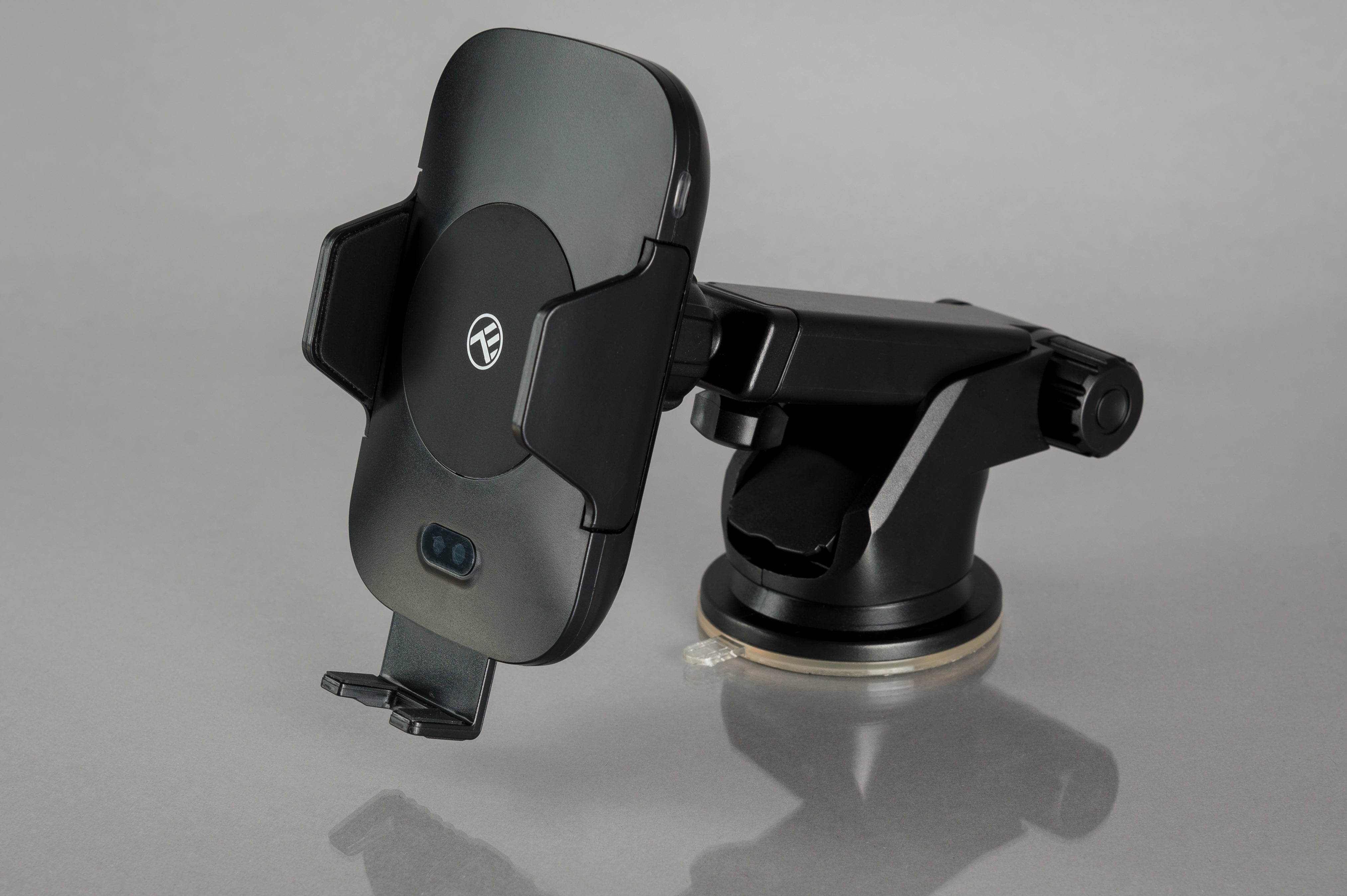 Motorized Holder with Qi Certified Wireless Car Charger - TELLUR