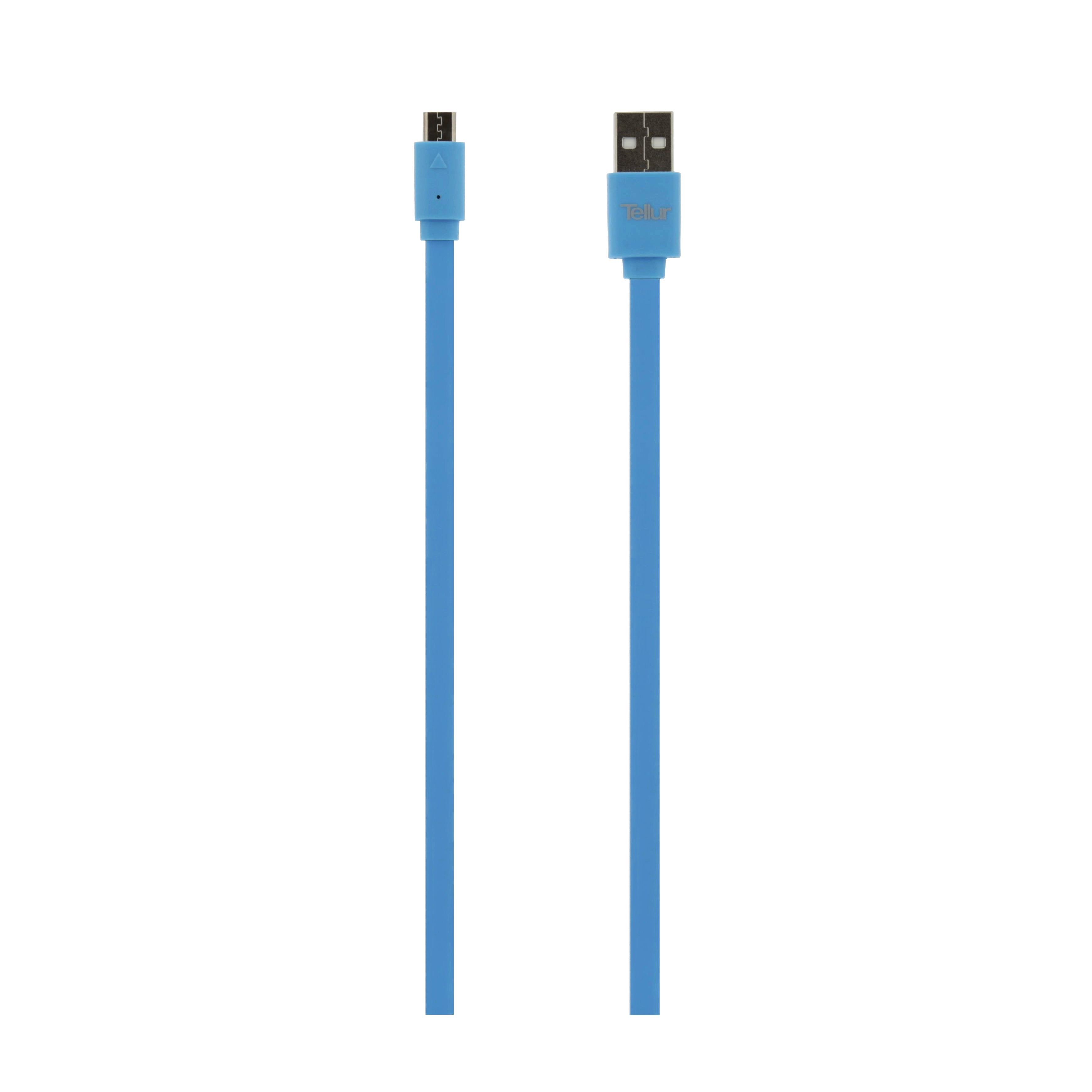Flat Micro USB Cable, 1m