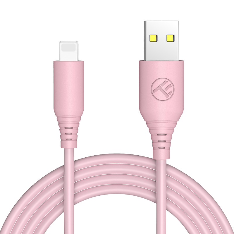 Cablu siliconic USB la Lightning, 3A, 1m