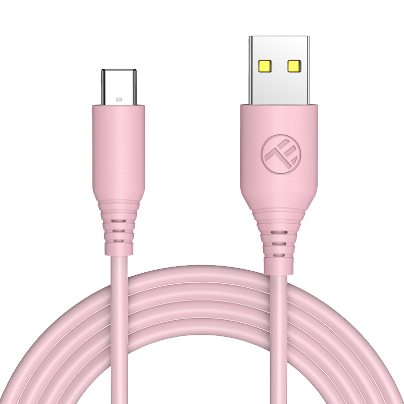 Silicone USB to Type-C cable, 3A, 1m