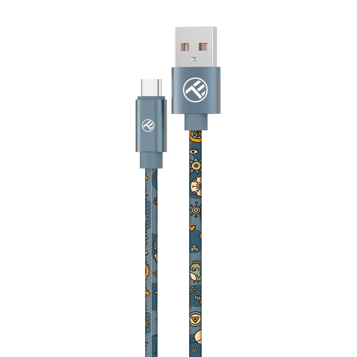 Cablu Graffiti USB la tip C, 3A, 1m