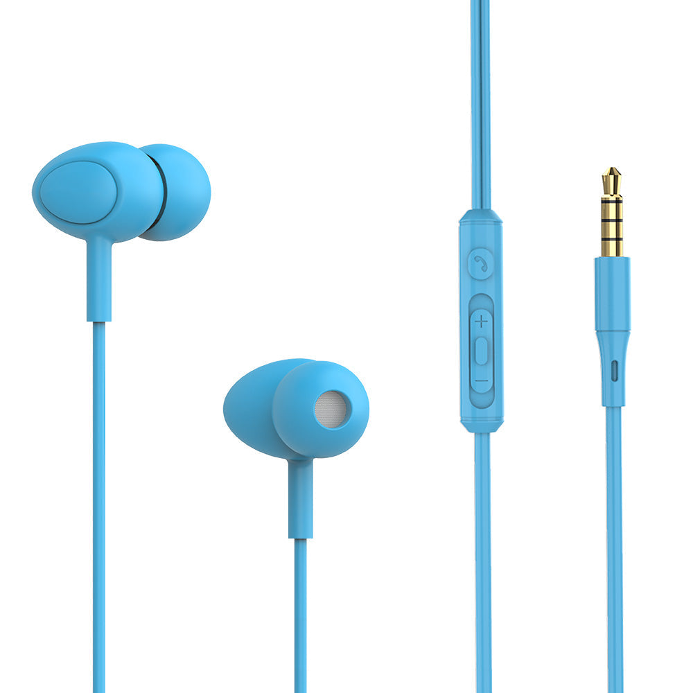 Gamma wired in-ear headphones with microphone