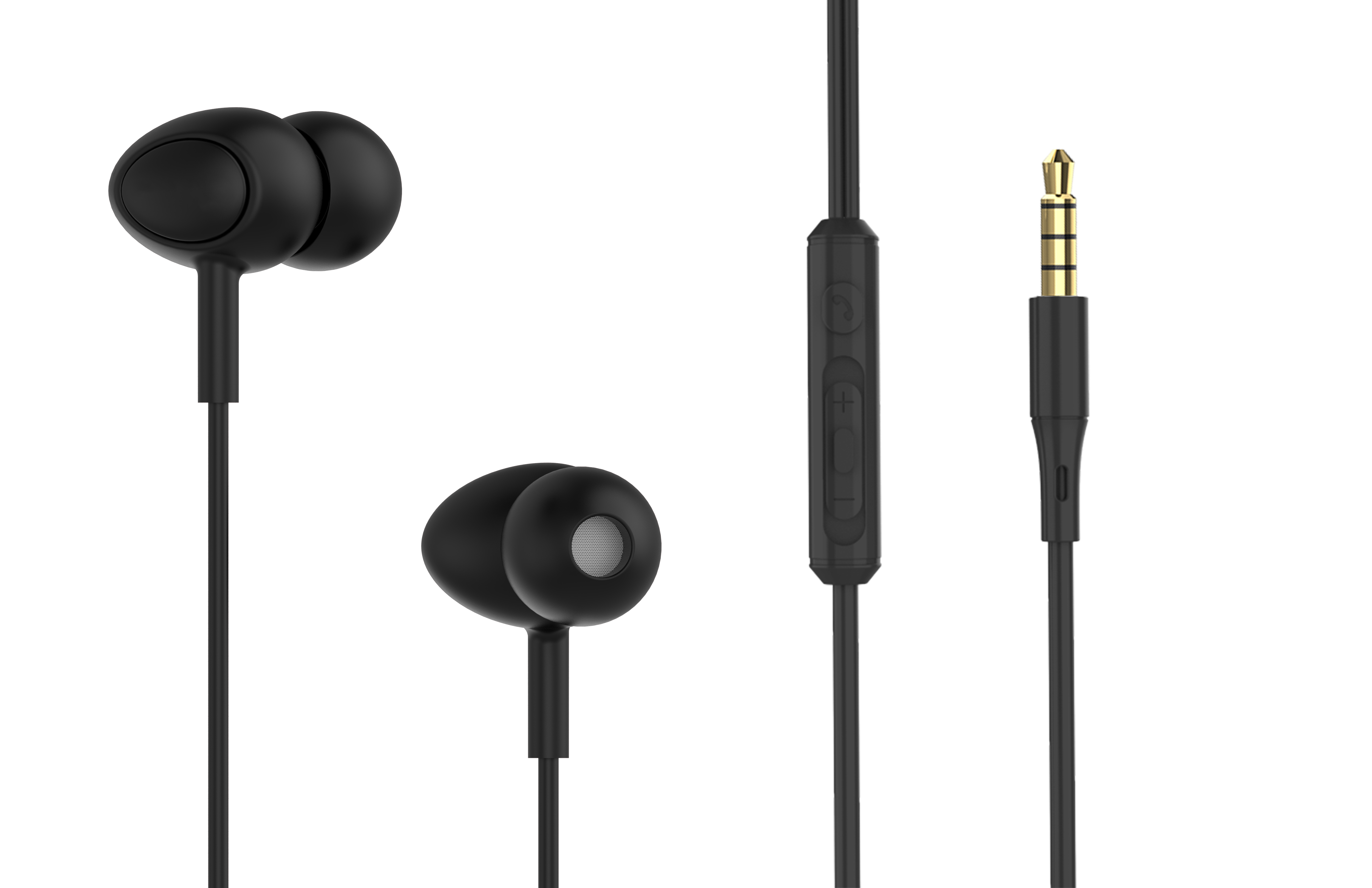 Gamma wired in-ear headphones with microphone - TELLUR