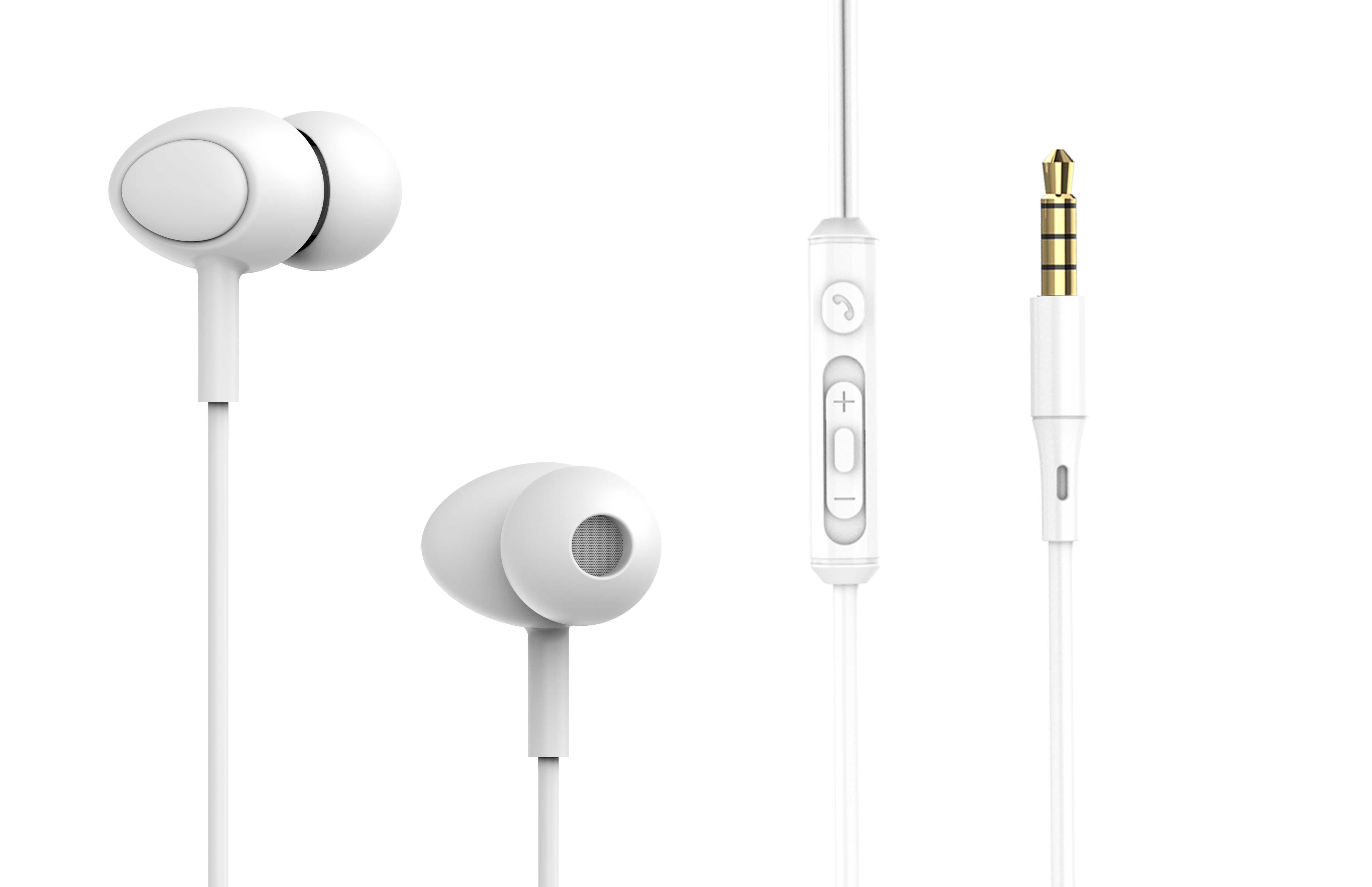 Gamma wired in-ear headphones with microphone - TELLUR