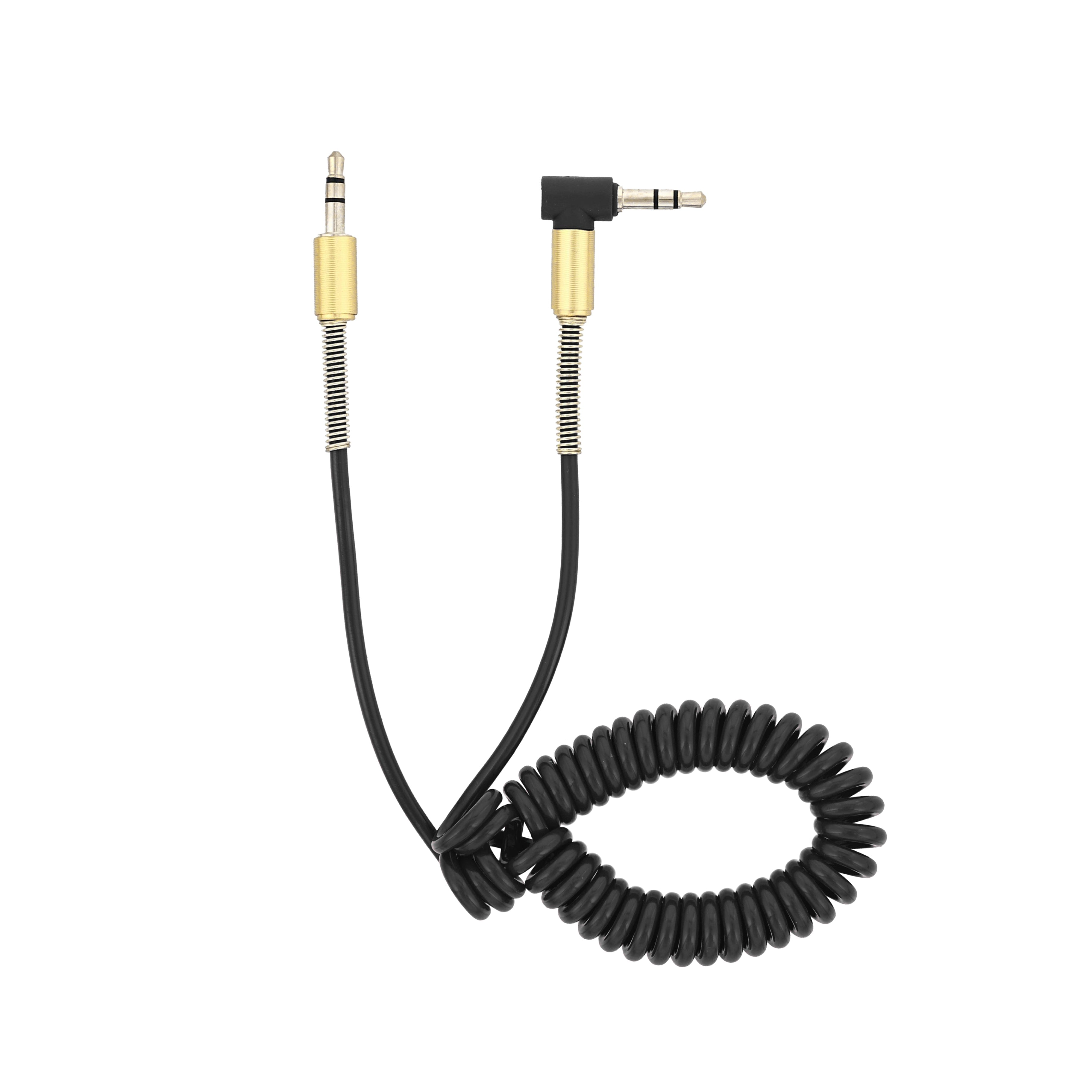 3.5mm Auxiliary Stretchable Audio Cable – TELLUR