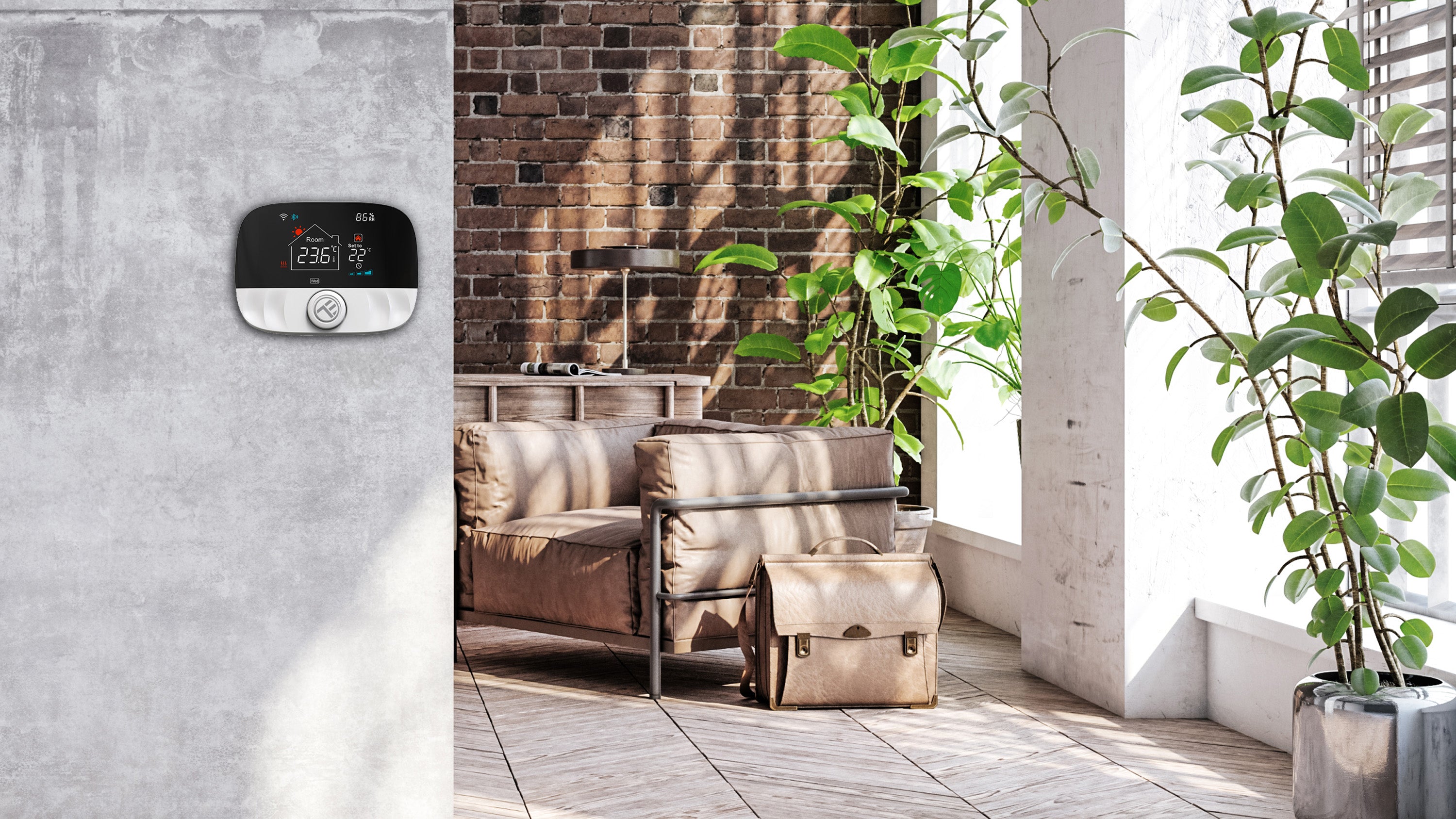 Smart WiFi Ambient Thermostat, TSH02 - TELLUR