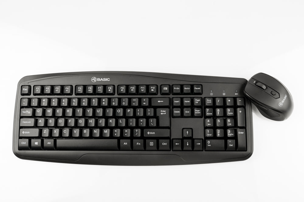 Wireless Keyboard and Mouse Kit, US, USB - TELLUR