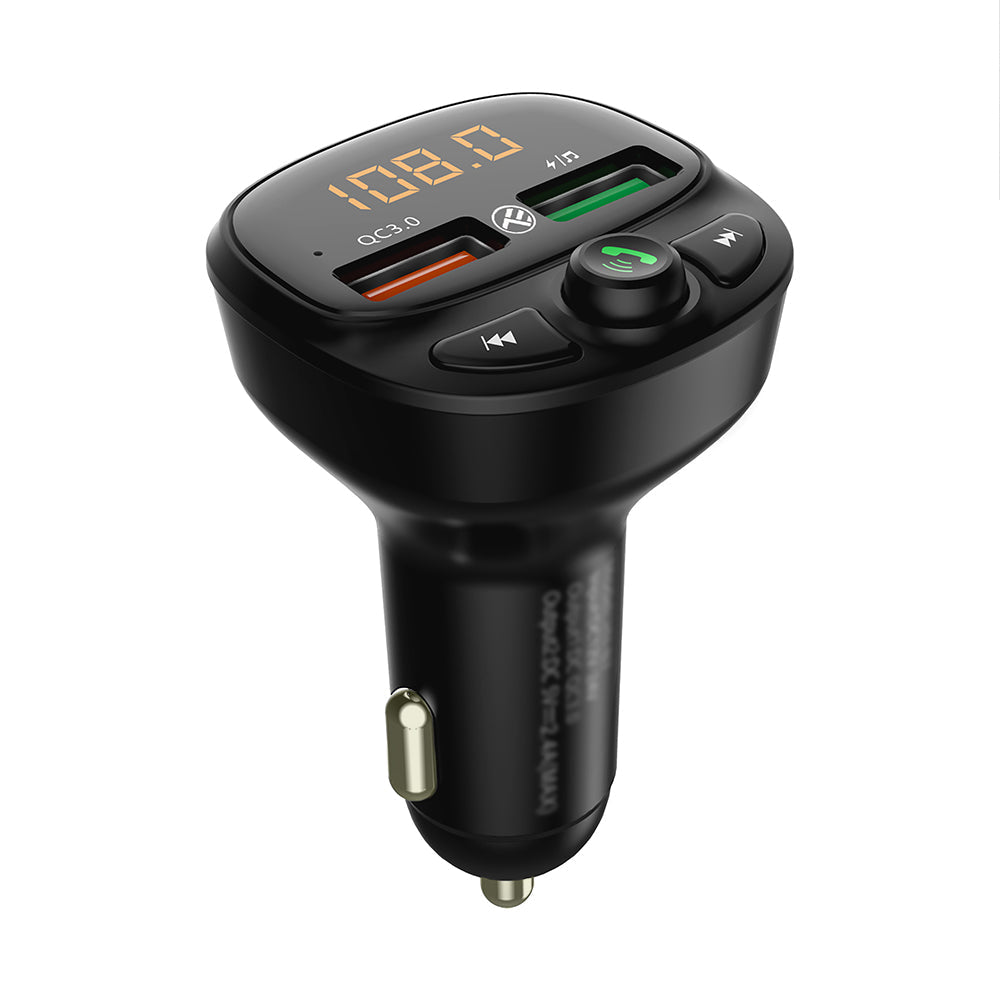 Bluetooth FM Transmitter for Car USB Fast Car Charger